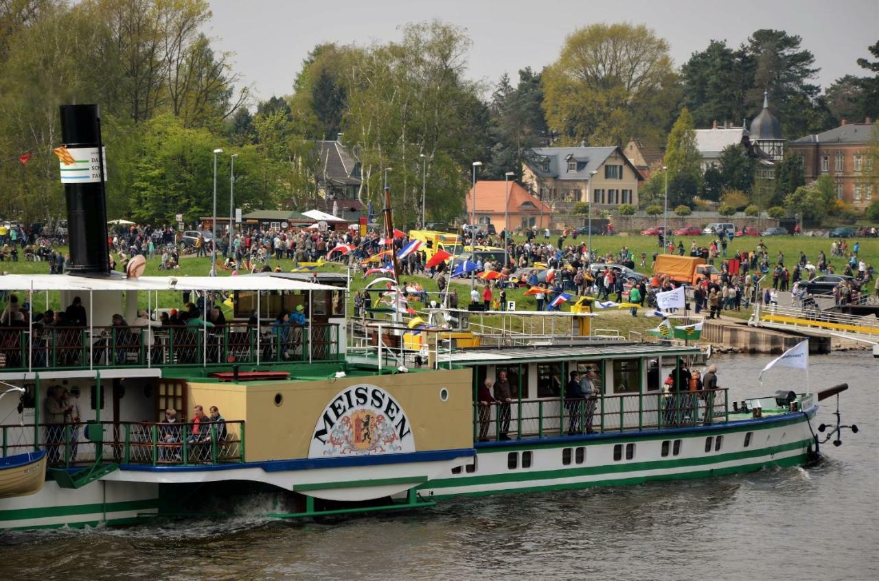 Ferienwohnung Am Dresdner Elbhang Dresde Exterior foto