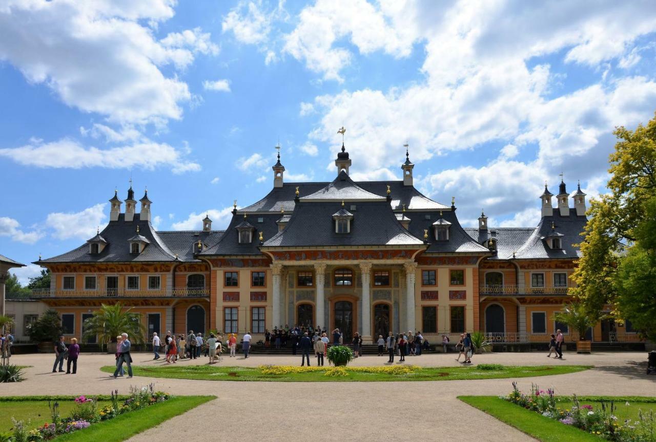 Ferienwohnung Am Dresdner Elbhang Dresde Exterior foto